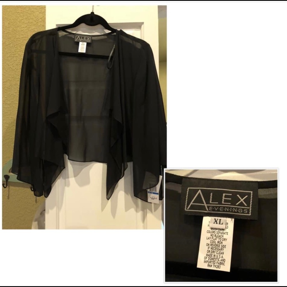 Sheer accessory top great for evenings!